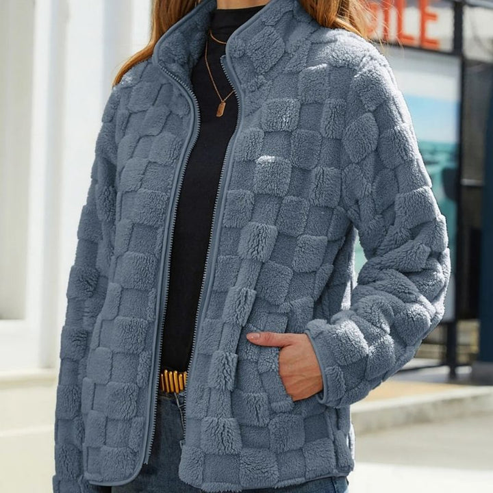 Valentine - Veste d'hiver à carreaux pour femmes