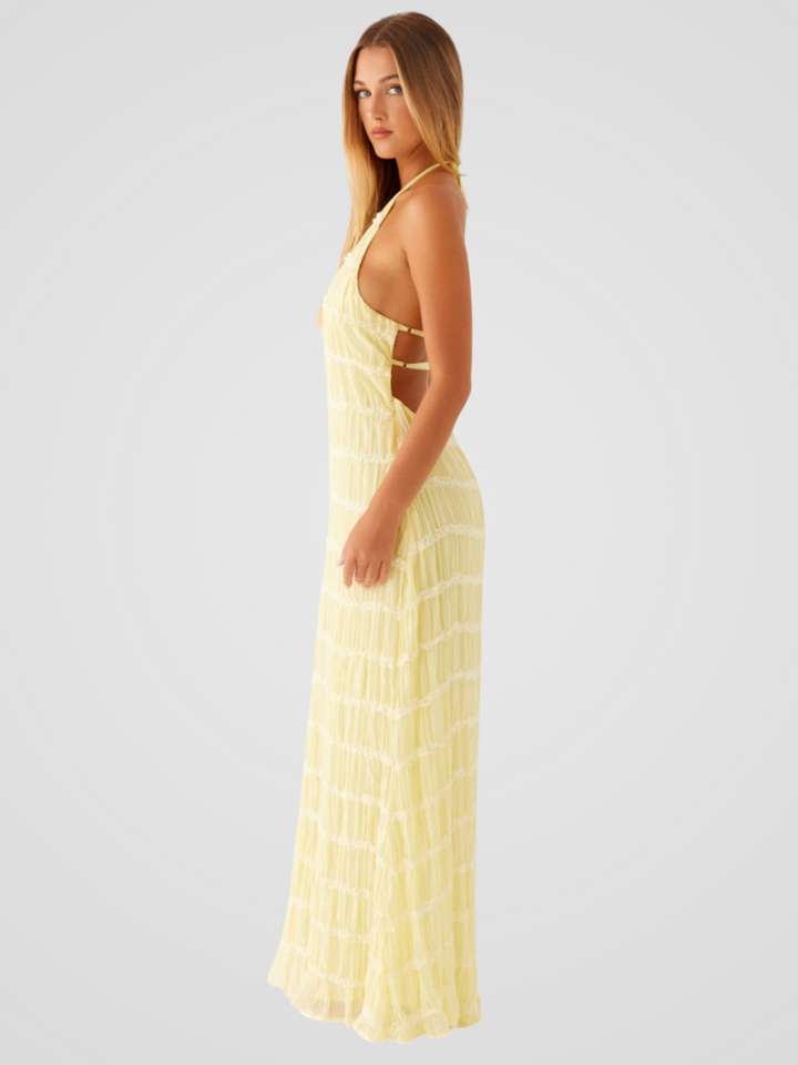 ROBE MAXI TEXTURE SOLÈNE