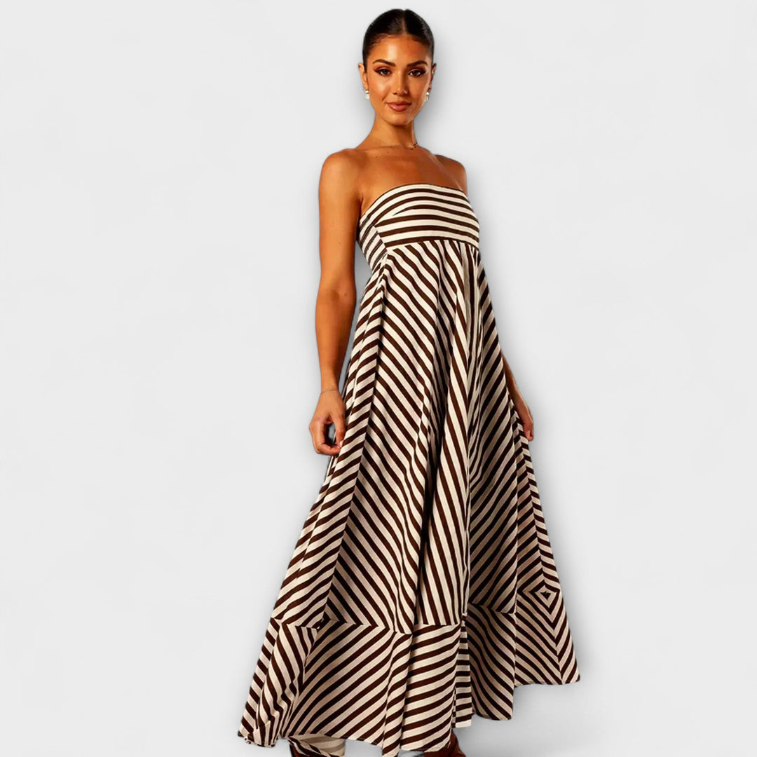 Robe maxi avec t-shirt à volants de Nuit Enchantée