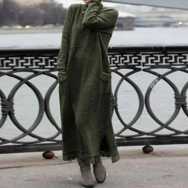 Liana – Robe maxi élégante pour les jours frais