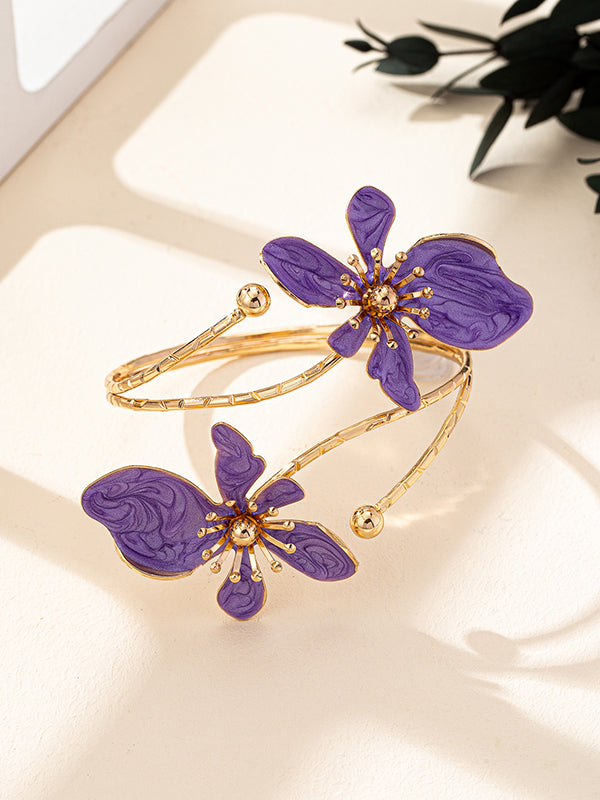 Bracelet réglable en forme de fleur