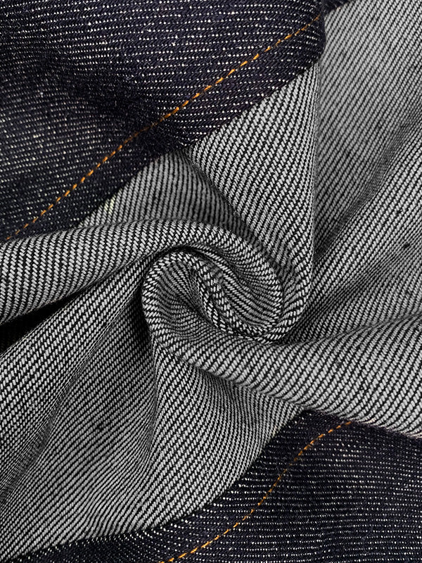 Veste ample à manches longues, à empiècements, à décolleté en V profond, couleur contrastée
