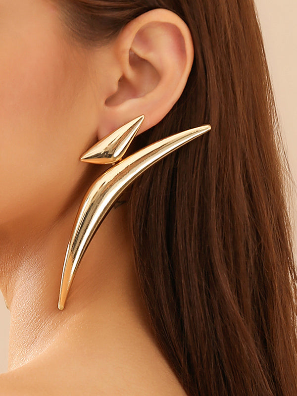 Boucles d'oreilles pendantes géométriques