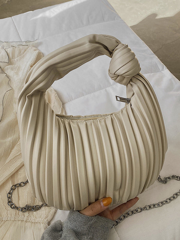 Sacs à fermeture éclair plissés à empiècements Accessoires Sacs à main Sacs à bandoulière