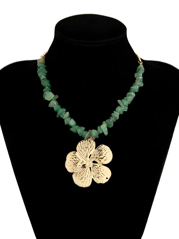 Collier en forme de fleur