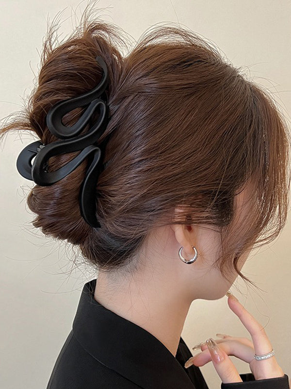 Pince à cheveux griffe géométrique