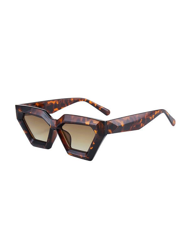 Lunettes de soleil géométriques anti-UV