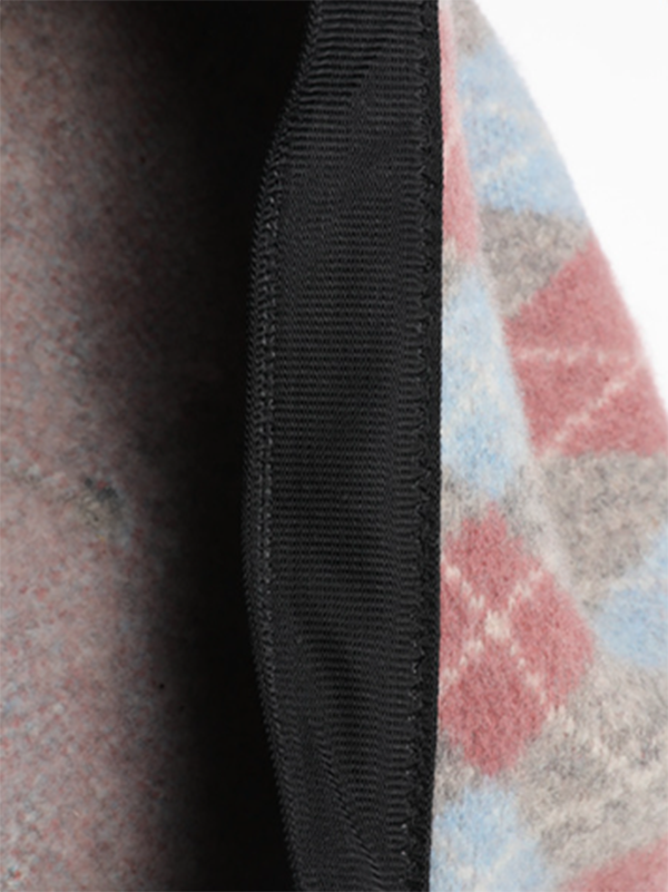 Béret vintage en laine, couleur contrastée