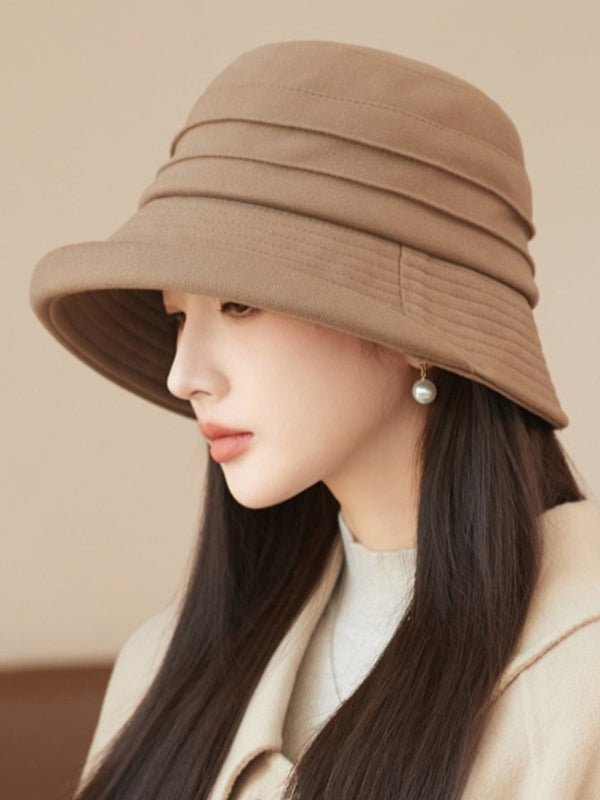 Chapeau chaud couleur unie