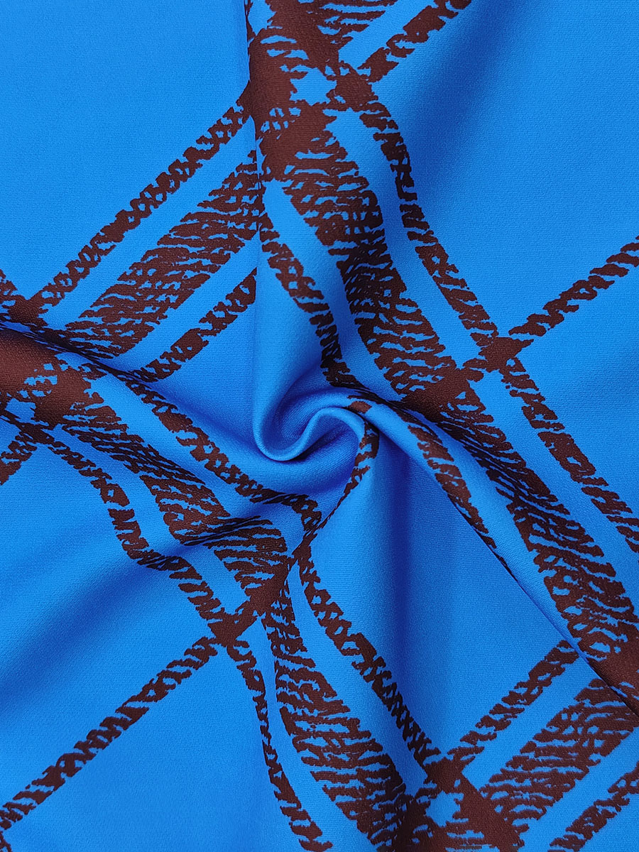 Robe courte asymétrique plissée à manches longues, à manches bouffantes, à carreaux, asymétrique à une épaule, couleur contrastée