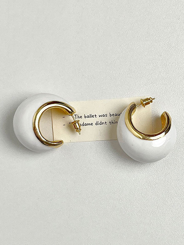Boucles d'oreilles pendantes géométriques