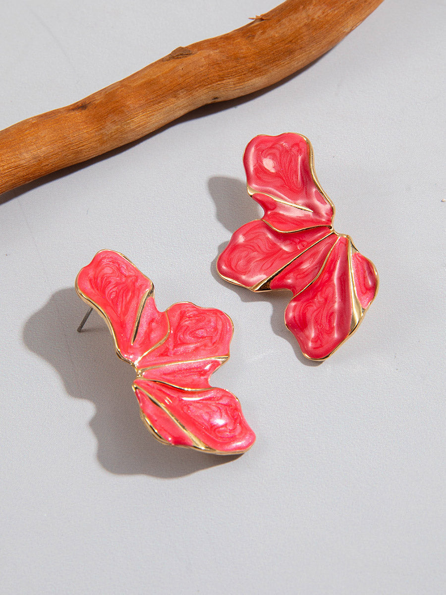 Boucles d'oreilles en forme de fleur