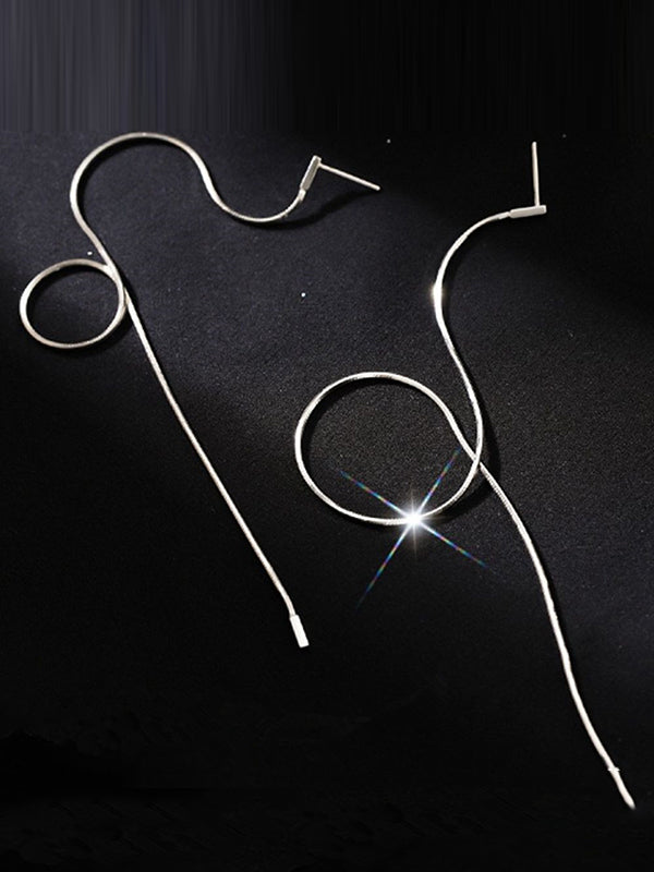 Boucles d'oreilles pendantes à pompons