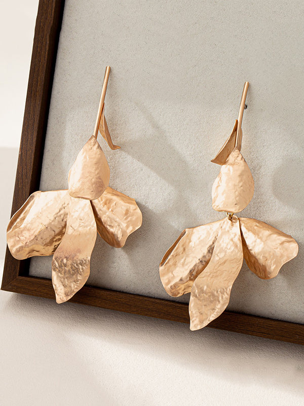 Boucles d'oreilles en forme de fleur