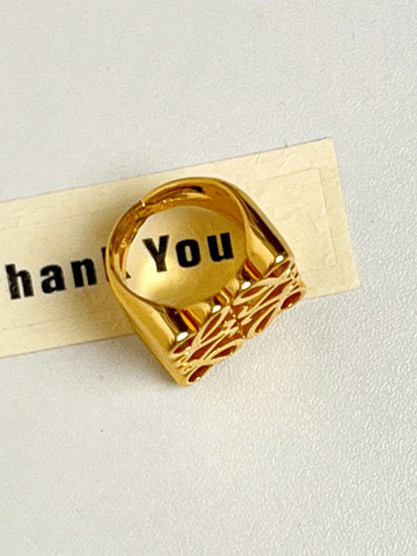 Bague géométrique