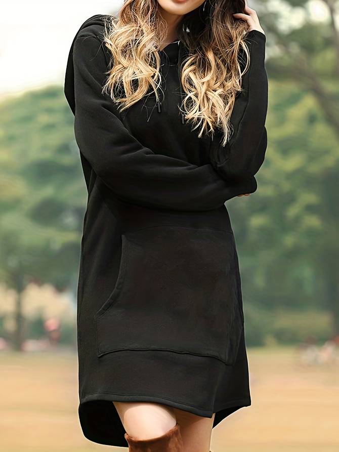 Robe à Capuche Longue pour Femmes | Décontractée