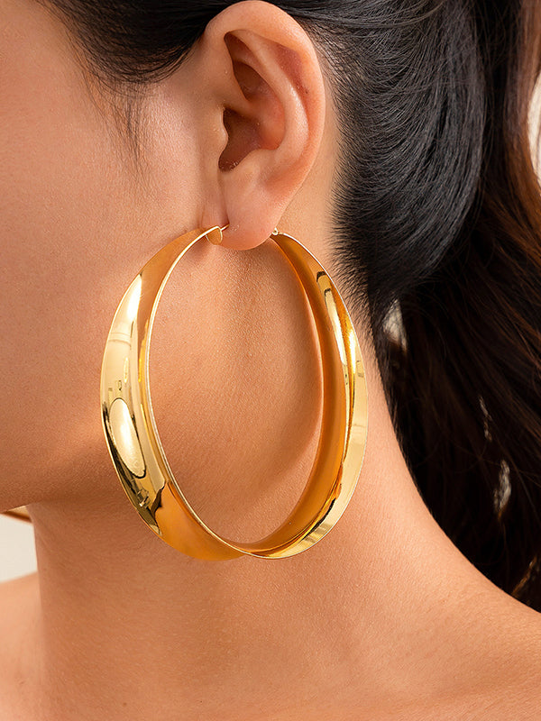 Boucles d'oreilles pendantes géométriques