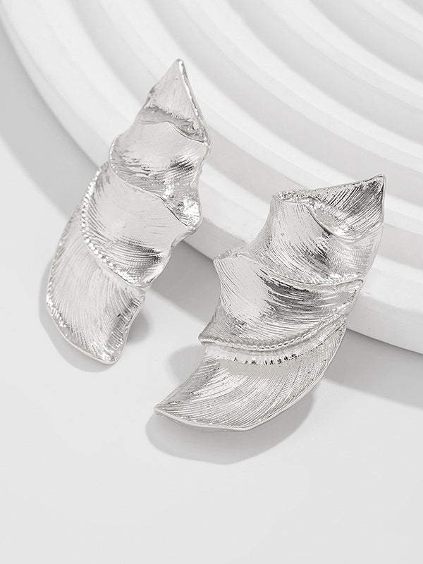 Boucles d'oreilles pendantes géométriques normcore