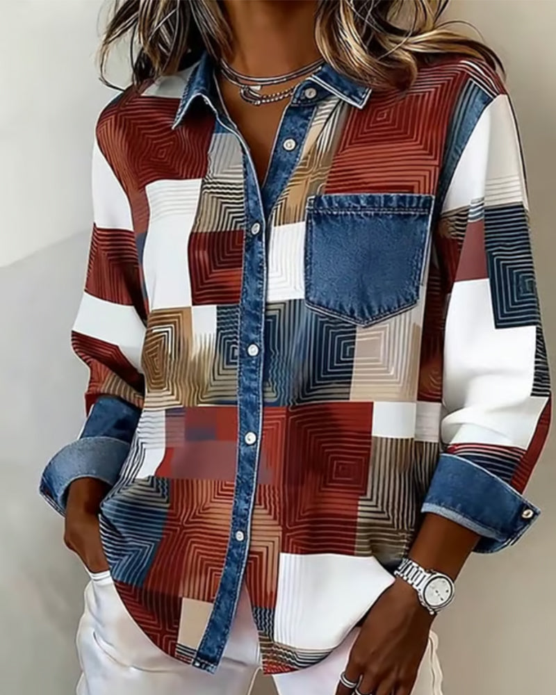 Lea | Chemisier moderne pour femmes avec un col tendance