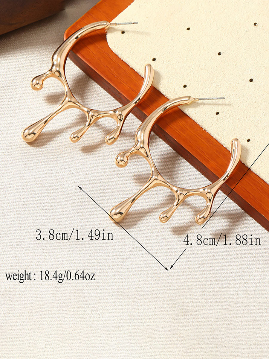 Boucles d'oreilles géométriques