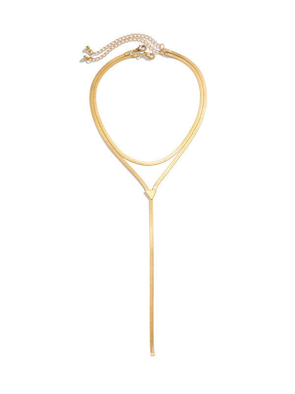 Accessoires de colliers creux de couleur unie