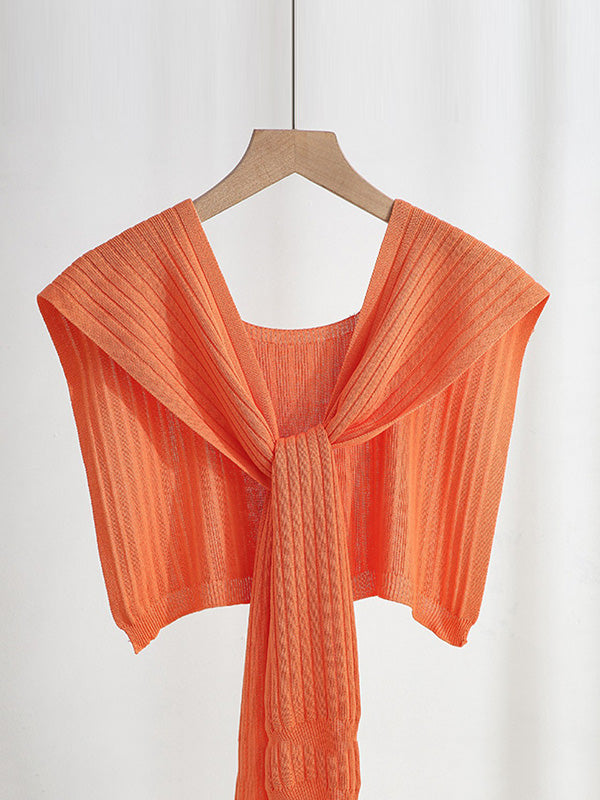 Écharpe décontractée en tricot