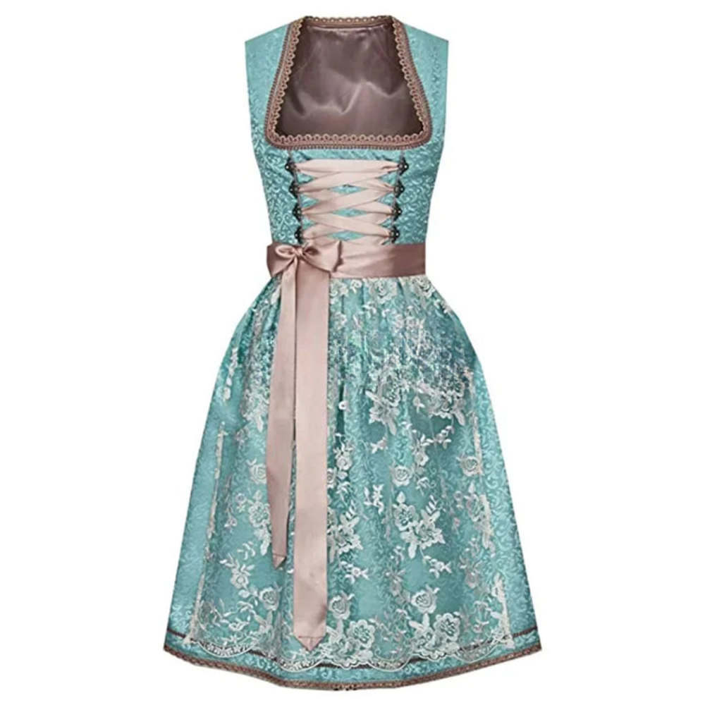 Robe Dirndl Mini Élégante pour Femmes | Traditionnelle Festive