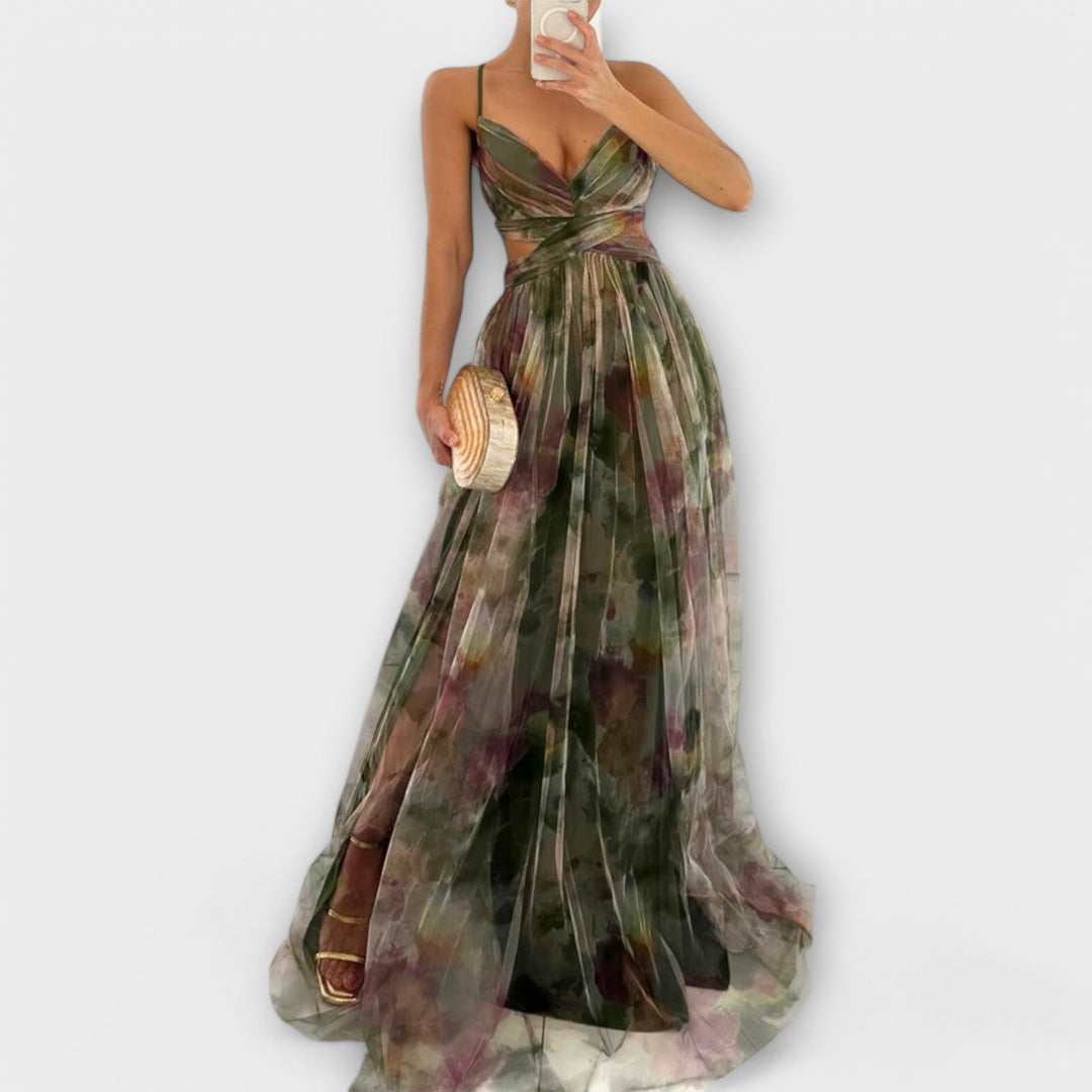 Vivien | Robe maxi en mesh élégante pour femmes
