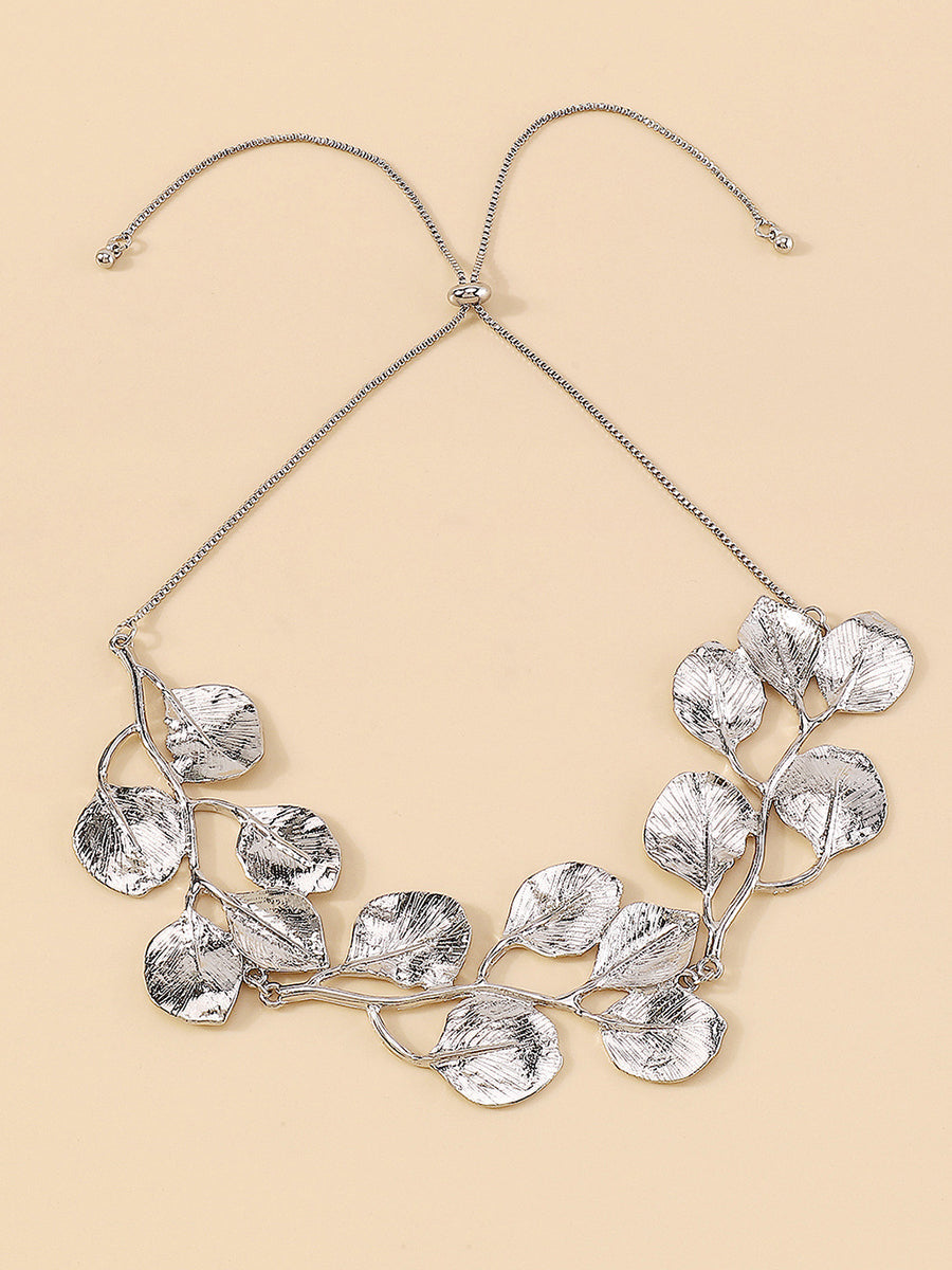 Collier en forme de feuilles