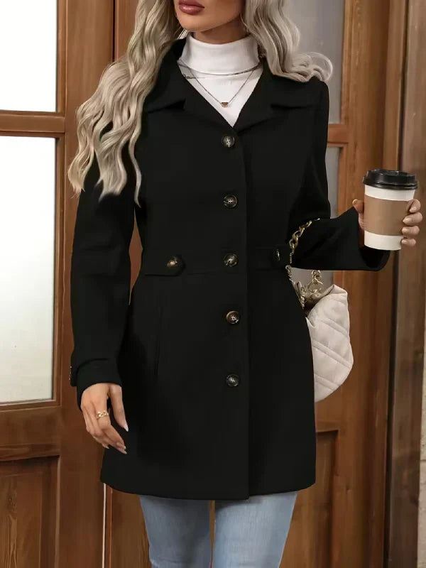 Hanna | Manteau d'hiver en tweed élégant pour femmes moderne