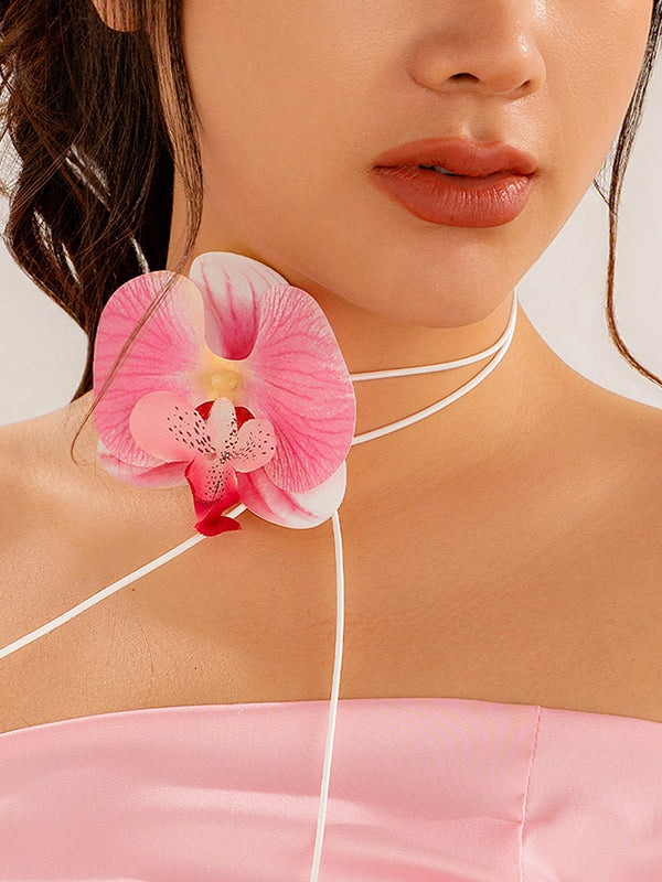 Collier en forme de fleur