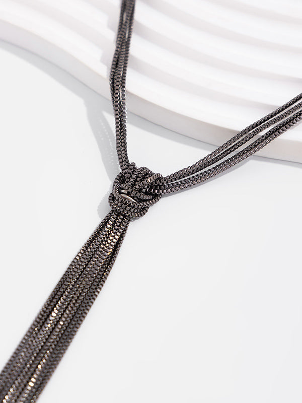 Collier à pompons