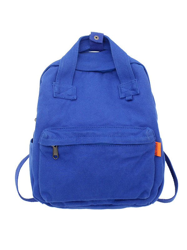 Sac à dos simple et décontracté en toile de 5 couleurs