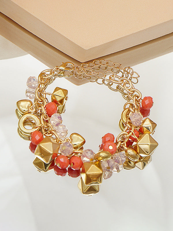 Bracelet superposé à chaîne