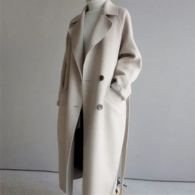 Manteau à revers pour femmes