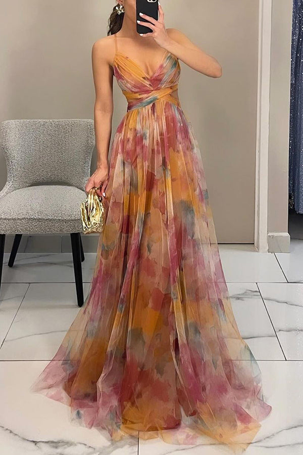 Alina | Robe Maxi Brillante