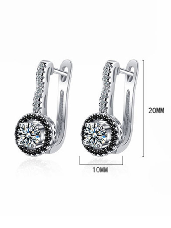 Boucles d'oreilles à strass
