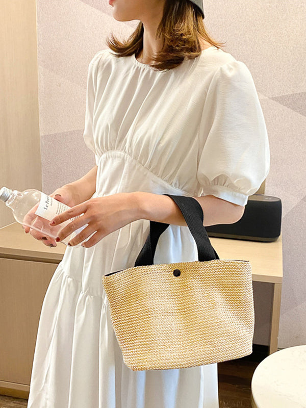 Sac tissé simple et décontracté pour les vacances