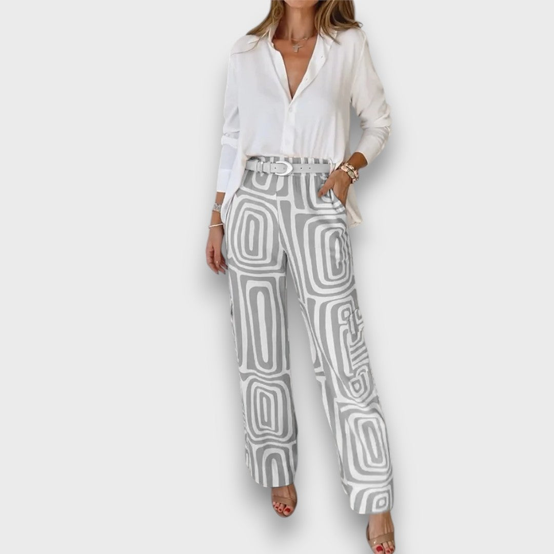 Vianne – Ensemble d'été avec chemise ample