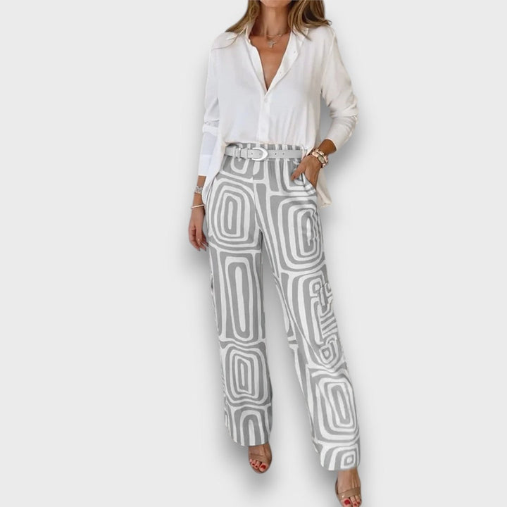 Vianne – Ensemble d'été avec chemise ample