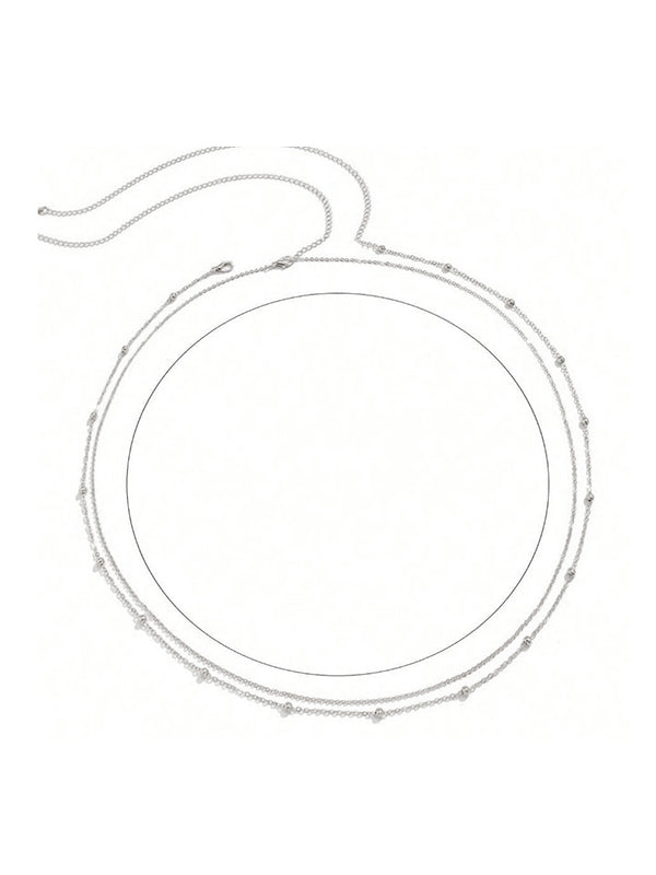 Chaînes Accessoires de chaîne de taille de couleur unie