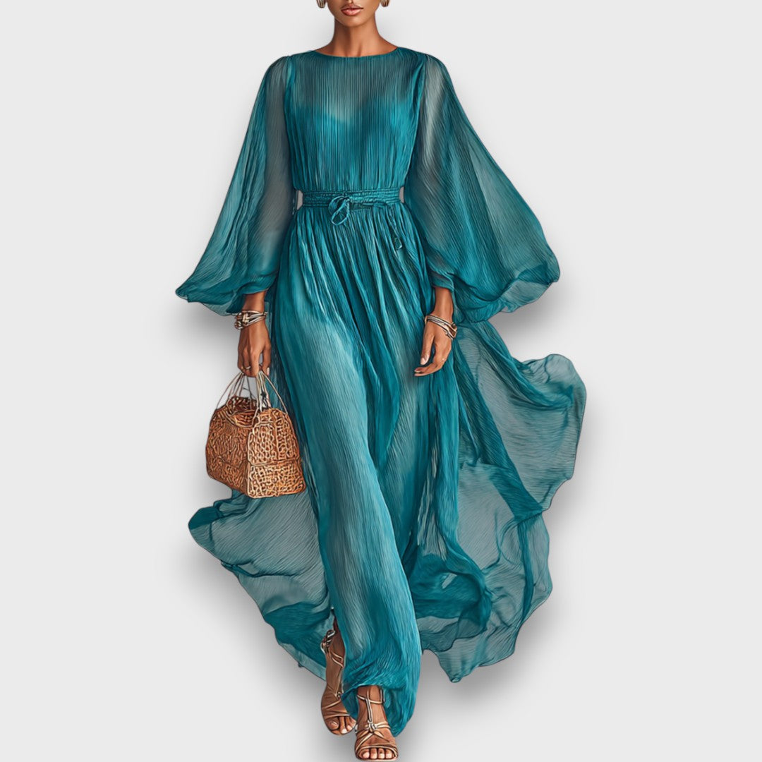 Elviana – Robe maxi en chiffon