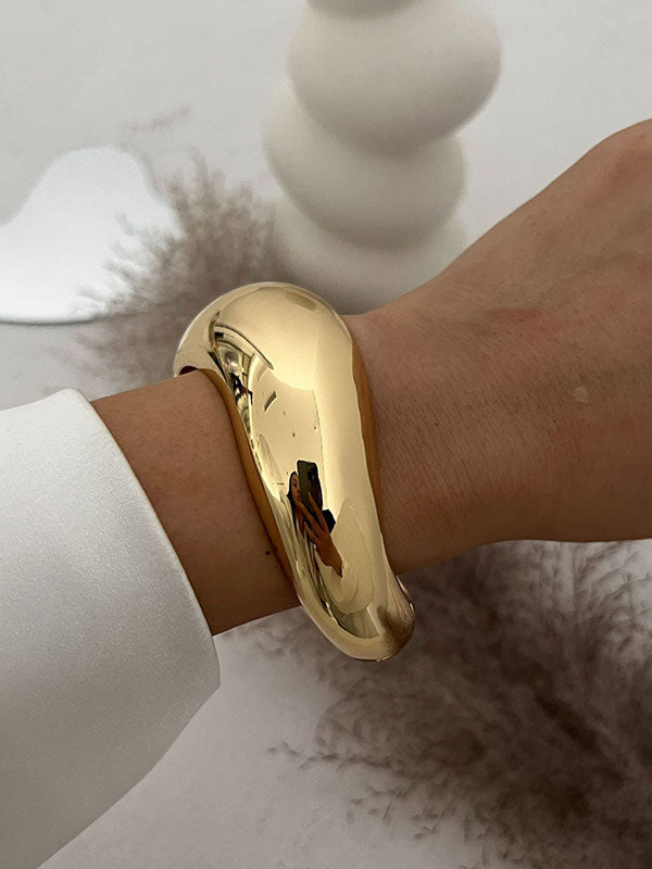 Bracelet géométrique couleur unie