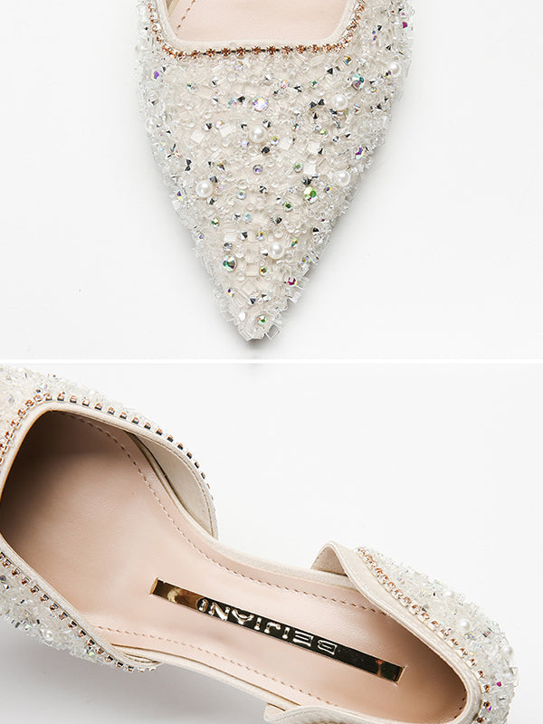 Escarpins brillants à strass