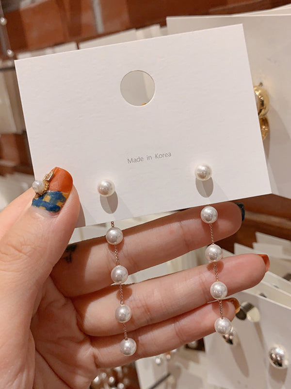 Accessoires de boucles d'oreilles à pampilles à empiècements à géométrie de mode