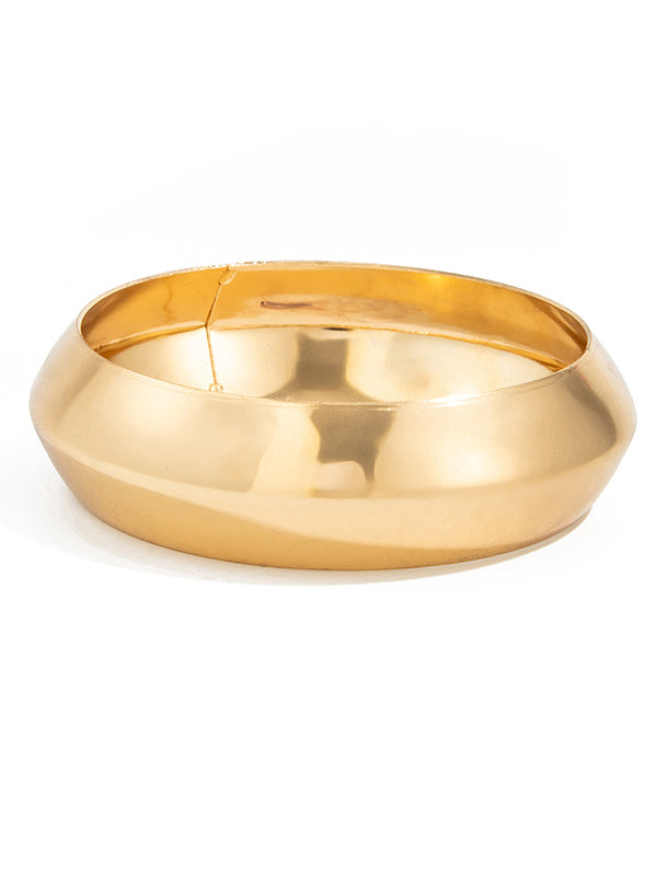 Bracelet géométrique à coupe irrégulière