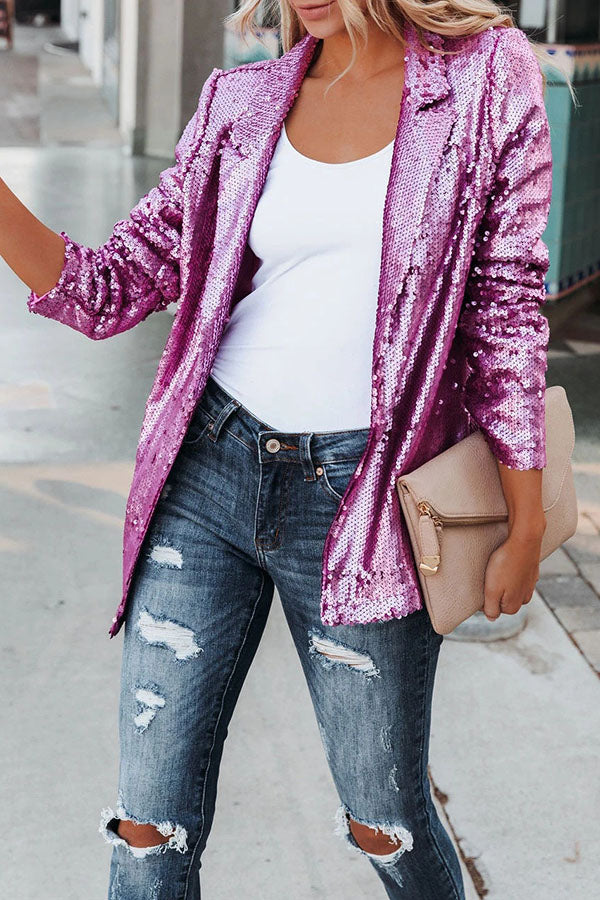 Blazer Brillant Léger pour Femmes | Élégant