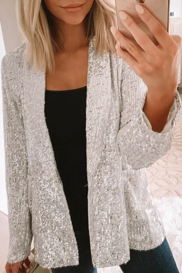 Blazer Brillant Léger pour Femmes | Élégant