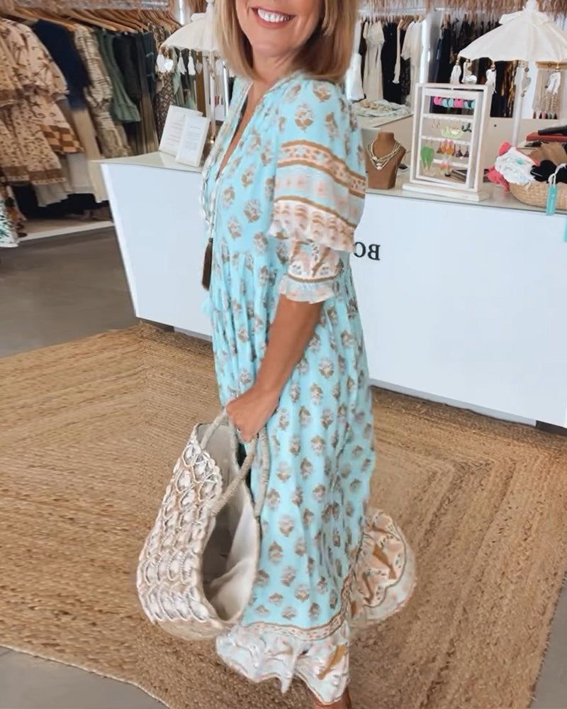 MAYLORA™ | Tunique Bohémienne à Franges