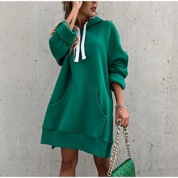 Hoodie Oversize Chaud Femme | Long